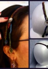 Simple-Crochet-Hair-Tie-Back-with-Button-Free-Crochet-Pattern Simple-Crochet-Hair-Tie-Back-with-Button-Free-Crochet-Pattern