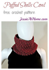 Puffed Shells Cowl - free crochet pattern by Jessie At Home Puffed Shells Cowl - free crochet pattern by Jessie At Home