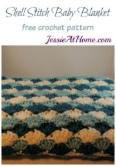 Shell Stitch Baby Blanket free crochet pattern by Jessie At Home Shell Stitch Baby Blanket free crochet pattern by Jessie At Home