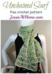 Unchained Scarf - free crochet pattern by Jessie At Home Unchained Scarf - free crochet pattern by Jessie At Home