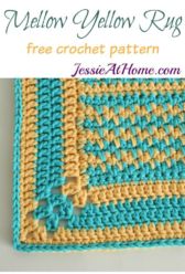 Mellow Yellow Rug free crochet pattern by Jessie At Home Mellow Yellow Rug free crochet pattern by Jessie At Home