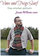 Vines and Twigs Scarf free crochet pattern by Jessie At Home Vines and Twigs Scarf free crochet pattern by Jessie At Home