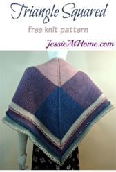 Triangle Squared - free knit pattern by Jessie At Home Triangle Squared - free knit pattern by Jessie At Home