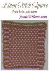 Linen Stitch Square - free knit pattern by Jessie At Home Linen Stitch Square - free knit pattern by Jessie At Home