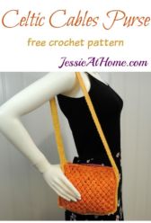 Celtic Cables Purse free crochet pattern by Jessie At Home Celtic Cables Purse free crochet pattern by Jessie At Home
