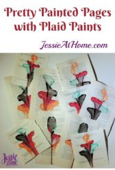 Pretty Painted Pages with Plaid Paints by Jessie At Home Pretty Painted Pages with Plaid Paints by Jessie At Home