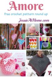 Amore - free crochet pattern round up from Jessie At Home Amore - free crochet pattern round up from Jessie At Home