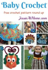 Baby Crochet free crochet pattern round up from Jessie At Home Baby Crochet free crochet pattern round up from Jessie At Home