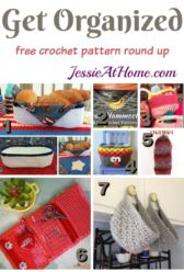 Get Organized free crochet pattern round up from Jessie At Home Get Organized free crochet pattern round up from Jessie At Home