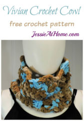 Vivian Crochet Cowl free crochet pattern by Jessie At Home Vivian Crochet Cowl free crochet pattern by Jessie At Home