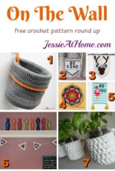 On The Wall free crochet pattern round up from Jessie At Home On The Wall free crochet pattern round up from Jessie At Home