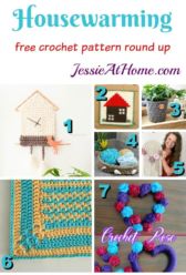 Crochet Housewarming Gifts free crochet pattern round up from Jessie At Home Crochet Housewarming Gifts free crochet pattern round up from Jessie At Home