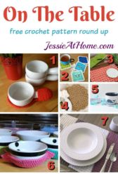 On The Table free crochet pattern round up from Jessie At Home On The Table free crochet pattern round up from Jessie At Home