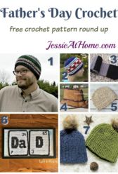 Fathers Day Crochet free crochet pattern round up from Jessie At Home Fathers Day Crochet free crochet pattern round up from Jessie At Home