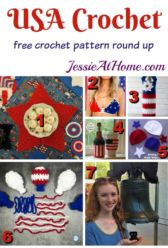 Free USA Crochet Pattern Round Up from Jessie At Home Free USA Crochet Pattern Round Up from Jessie At Home