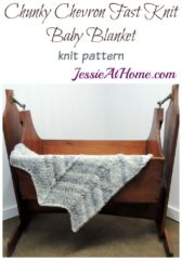 Chunky Chevron Fast Knit Baby Blanket - knit pattern by Jessie At Home Chunky Chevron Fast Knit Baby Blanket - knit pattern by Jessie At Home