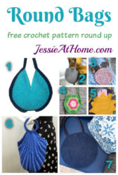 Round Bag Crochet Patterns- free crochet pattern round up from Jessie At Home Round Bag Crochet Patterns- free crochet pattern round up from Jessie At Home