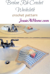 Broken Rib Crochet Washcloth - crochet patter by Jessie At Home Broken Rib Crochet Washcloth - crochet patter by Jessie At Home