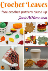 Free Crochet Leaf Pattern Round Up from Jessie At Home Free Crochet Leaf Pattern Round Up from Jessie At Home