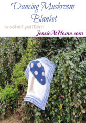 Vintage Style Crochet Afghan - Dancing Mushroom Blanket Pattern by Jessie At Home Vintage Style Crochet Afghan - Dancing Mushroom Blanket Pattern by Jessie At Home