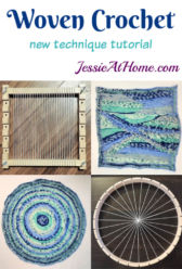 Woven Crochet - A technique tutorial by Jessie At Home Woven Crochet - A technique tutorial by Jessie At Home