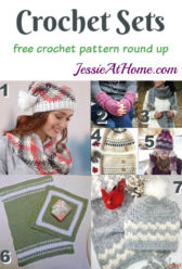 Crochet Sets - free crochet pattern round up from Jessie At Home Crochet Sets - free crochet pattern round up from Jessie At Home
