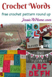 Crochet Words free crochet pattern round up from Jessie At Home Crochet Words free crochet pattern round up from Jessie At Home