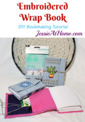 Embroidered Wrap Book DIY Bookmaking Tutorial by Jessie At Home Embroidered Wrap Book DIY Bookmaking Tutorial by Jessie At Home