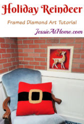 Holiday Reindeer Framed Diamond Art Tutorial by Jessie At Home Holiday Reindeer Framed Diamond Art Tutorial by Jessie At Home